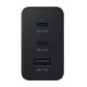 Εικόνα της Φορτιστής Samsung Trio 2x Type-C & USB 65W Black EP-T6530NBEGEU