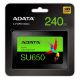 Εικόνα της Δίσκος SSD Adata Ultimate SU650 240GB 2.5" Sata III ASU650SS-240GT-R