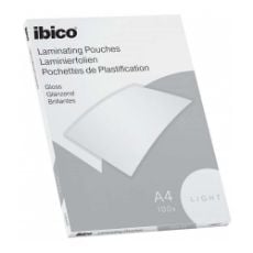 Εικόνα της Δίφυλλα Πλαστικοποίησης Ibico A4 Light 100τμχ 627308