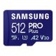 Εικόνα της Κάρτα Μνήμης microSDXC Samsung Pro Plus 512GB UHS-I U3 V30 A2 + SD Adapter MB-MD512SA/EU