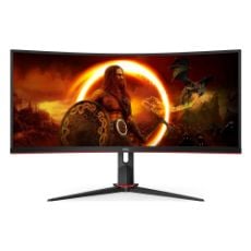Εικόνα της Οθόνη AOC Gaming CU34G2XE/BK UltraWide 34" Curved WQHD 144Hz HDR10