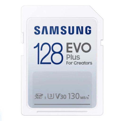 Εικόνα της Κάρτα Μνήμης SDXC Samsung Evo Plus for Creators 128GB UHS-I U3 V30 MB-SC128K/EU