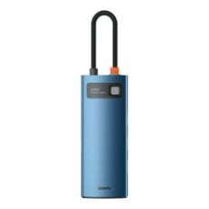 Εικόνα της Docking Station Baseus Metal Gleam USB-C 6in1 Blue WKWG000003