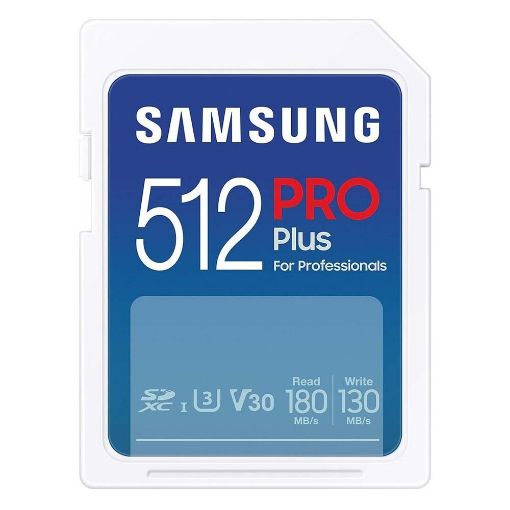 Εικόνα της Κάρτα Μνήμης SDXC Samsung Pro Plus 512GB U3 V30 UHS-I MB-SD512S/EU