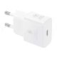 Εικόνα της Φορτιστής Samsung USB-C 25W & Καλώδιο USB-C 1m White EP-T2510XWEGEU