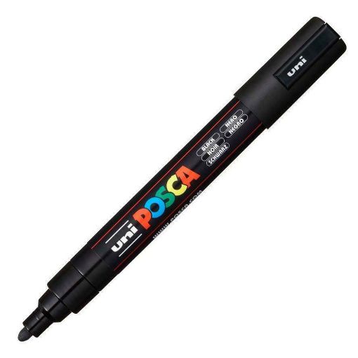 Εικόνα της Μαρκαδόρος Σχεδίου Uni-Posca PC-5M 2.5mm Black UNIPC5MMBLK