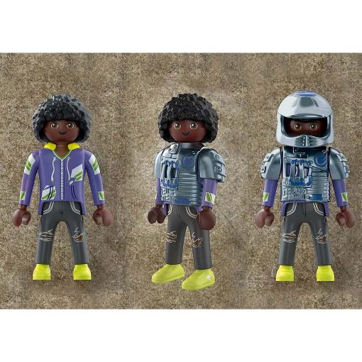 Εικόνα της Playmobil Dino Rise - Triceraptos, Τρικεράτωψ με Πανοπλία-Κανόνι & Μαχητές 70627