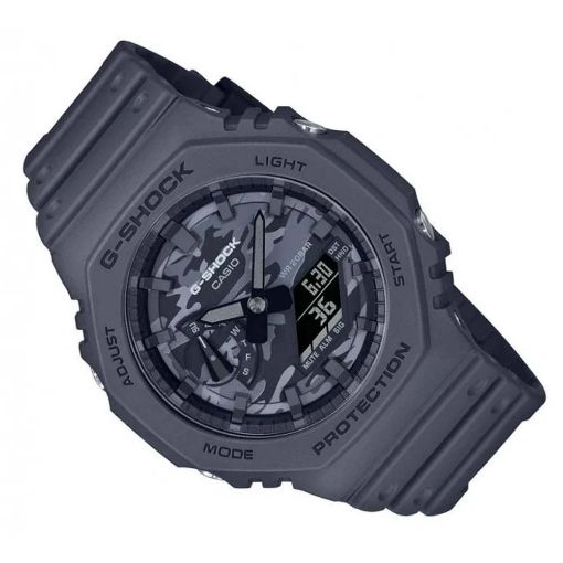 Εικόνα της Ψηφιακό Ρολόι Casio G-Shock Black/Black Camo GA-2100CA-8AER