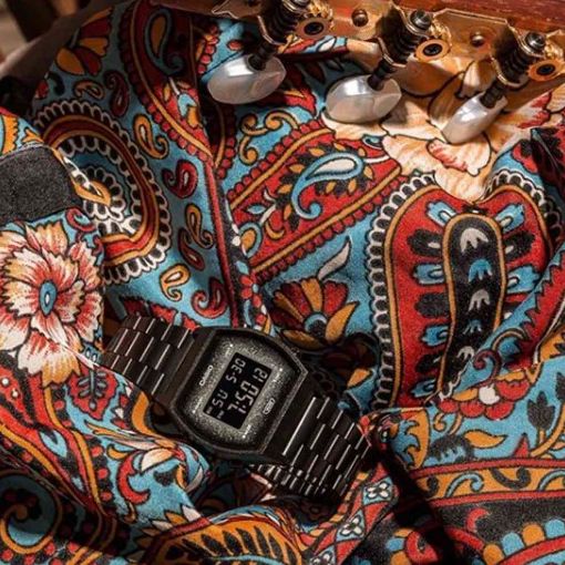 Εικόνα της Ψηφιακό Ρολόι Casio Edgy Retro Black B640WBG-1BEF