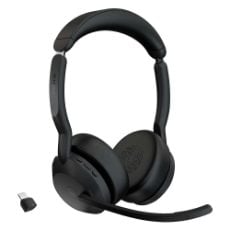 Εικόνα της Headset Jabra Evolve2 55 MS Stereo Link 380c Black 25599-999-899