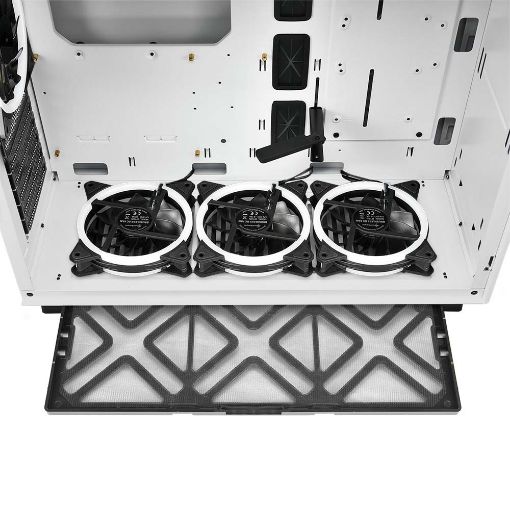 Εικόνα της Sharkoon Pure Steel ARGB Tempered Glass White