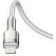 Εικόνα της Καλώδιο Baseus Cafule Metal Braided USB-C to Lightning 20W White 2m CATLJK-B02