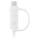 Εικόνα της Καλώδιο Samsung USB to Micro USB & USB-C 1.5m White EP-DG930DWEGWW