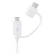 Εικόνα της Καλώδιο Samsung USB to Micro USB & USB-C 1.5m White EP-DG930DWEGWW