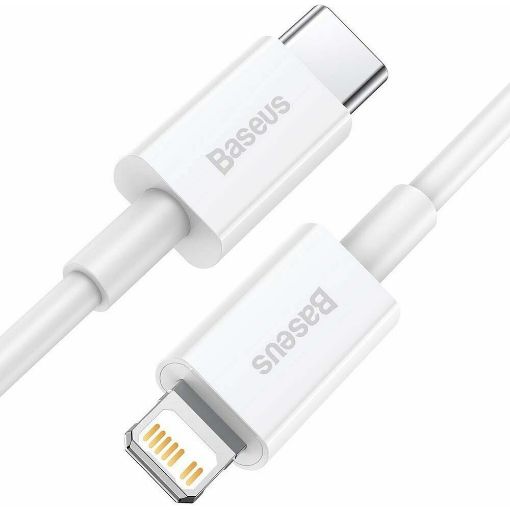 Εικόνα της Καλώδιο Baseus Superior USB-C to Lightning 20W 0.25m White CATLYS-02