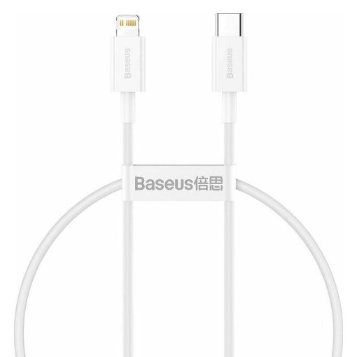 Εικόνα της Καλώδιο Baseus Superior USB-C to Lightning 20W 0.25m White CATLYS-02