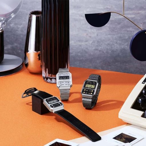 Εικόνα της Ψηφιακό Ρολόι Casio Vintage Edgy Black/Silver A100WEGG-1A2EF