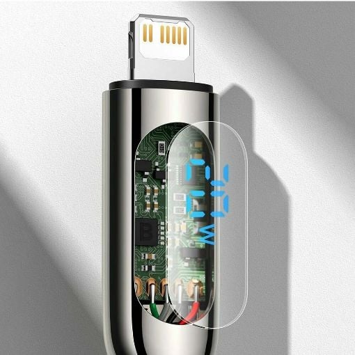 Εικόνα της Καλώδιο Baseus Display USB-C to Lightning 20W 2m Black CATLSK-A01