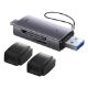 Εικόνα της Card Reader Baseus Lite Series USB-A & USB-C to SD/TF Grey WKQX060113