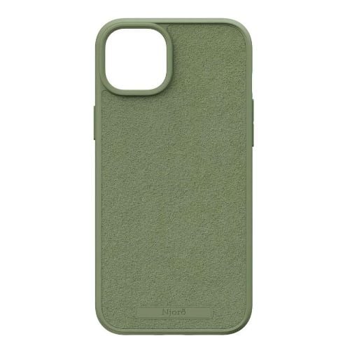 Εικόνα της Θήκη Njord Suede MagSafe for iPhone 15 Plus Olive NA52SU06