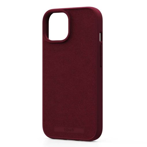 Εικόνα της Θήκη Njord Suede MagSafe for iPhone 15 Plus Red NA52SU11