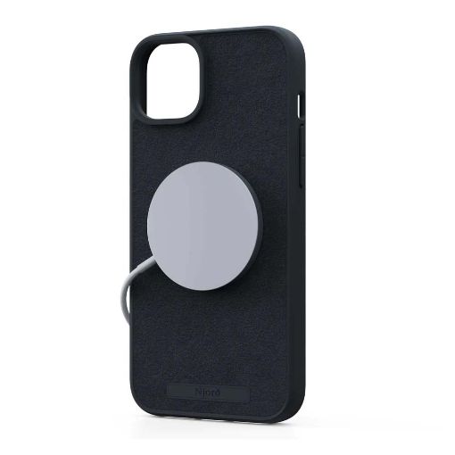 Εικόνα της Θήκη Njord Suede MagSafe for iPhone 15 Plus Black NA52SU00