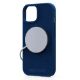 Εικόνα της Θήκη Njord Suede MagSafe for iPhone 15 Blue NA51SU01