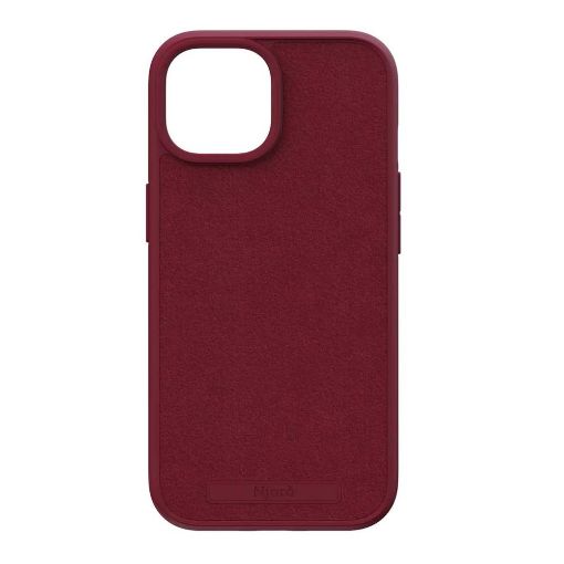 Εικόνα της Θήκη Njord Suede MagSafe for iPhone 15 Red NA51SU11