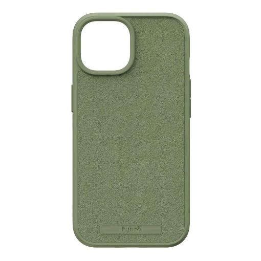 Εικόνα της Θήκη Njord Suede MagSafe for iPhone 15 Olive NA51SU06