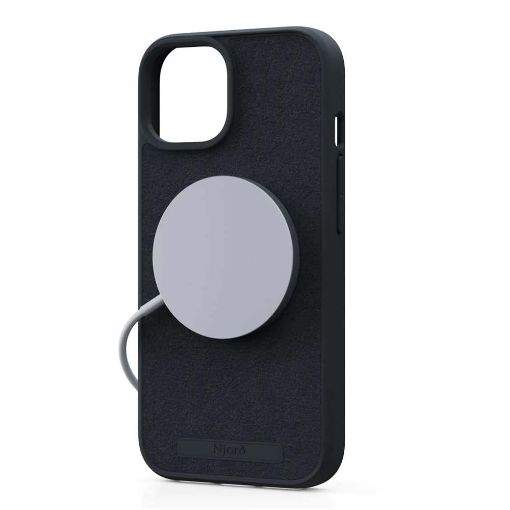 Εικόνα της Θήκη Njord Suede MagSafe for iPhone 15 Black NA51SU00