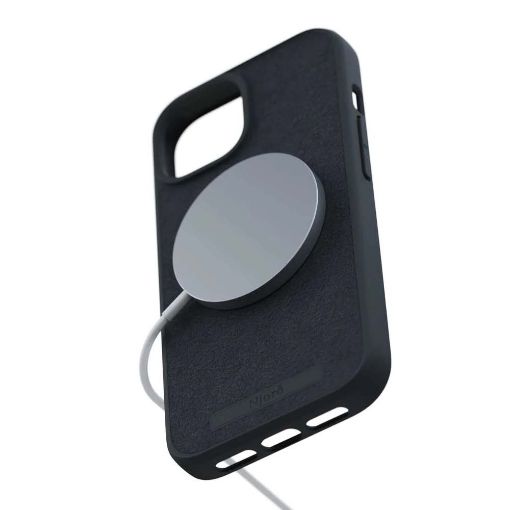 Εικόνα της Θήκη Njord Suede MagSafe for iPhone 15 Black NA51SU00