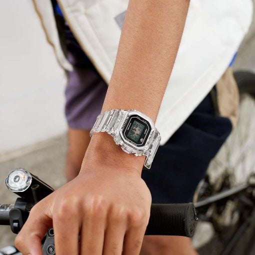 Εικόνα της Ψηφιακό Ρολόι Casio G-Shock 5000 Series Transparent White DW-5040RX-7ER
