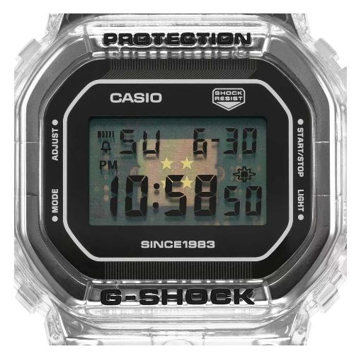 Εικόνα της Ψηφιακό Ρολόι Casio G-Shock 5000 Series Transparent White DW-5040RX-7ER