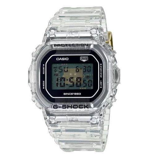 Εικόνα της Ψηφιακό Ρολόι Casio G-Shock 5000 Series Transparent White DW-5040RX-7ER