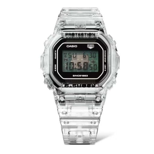 Εικόνα της Ψηφιακό Ρολόι Casio G-Shock 5000 Series Transparent White DW-5040RX-7ER