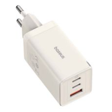 Εικόνα της Φορτιστής Baseus GaN5 Ultra USB-A & Dual USB-C 65W White P10110812227-Z1