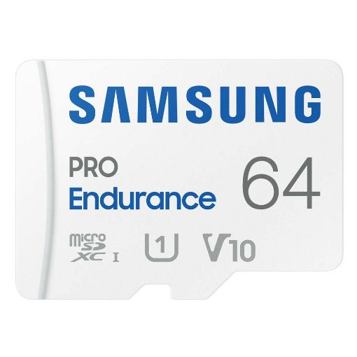 Εικόνα της Κάρτα Μνήμης microSDXC Samsung Pro Endurance 64GB UHS-I U3 V30 + SD Adapter MB-MJ64KA/EU