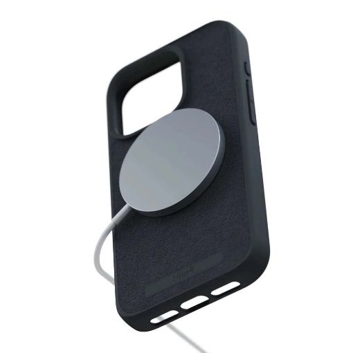 Εικόνα της Θήκη Njord Suede MagSafe for iPhone 15 Pro Black NA53SU00