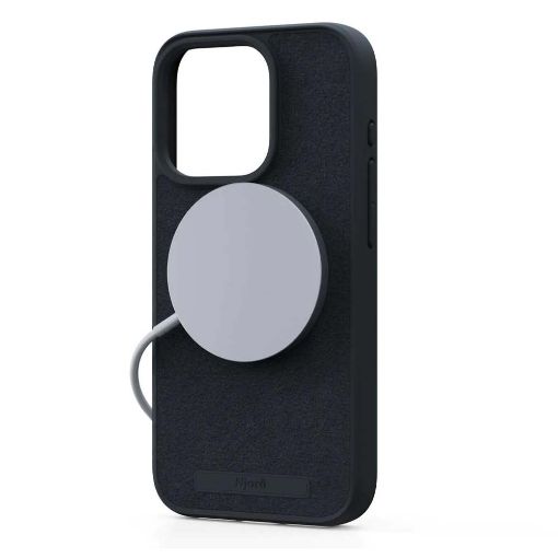 Εικόνα της Θήκη Njord Suede MagSafe for iPhone 15 Pro Black NA53SU00