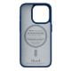 Εικόνα της Θήκη Njord Suede MagSafe for iPhone 15 Pro Blue NA53SU01