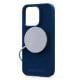 Εικόνα της Θήκη Njord Suede MagSafe for iPhone 15 Pro Blue NA53SU01