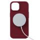 Εικόνα της Θήκη Njord Suede MagSafe for iPhone 15 Pro Red NA53SU11