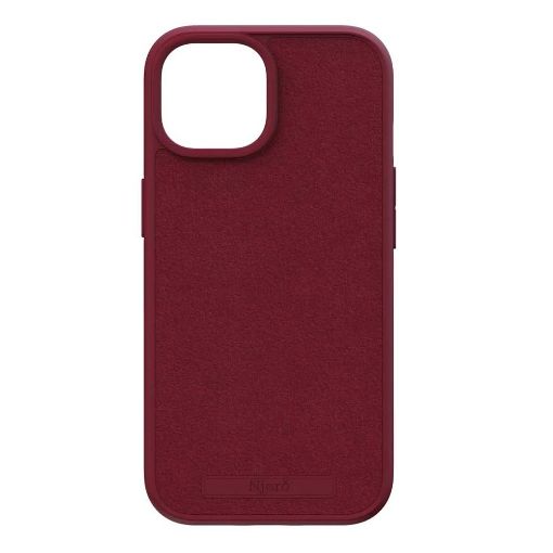 Εικόνα της Θήκη Njord Suede MagSafe for iPhone 15 Pro Red NA53SU11