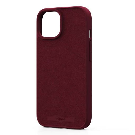 Εικόνα της Θήκη Njord Suede MagSafe for iPhone 15 Pro Red NA53SU11