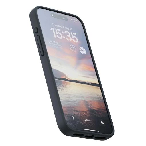 Εικόνα της Θήκη Njord Suede MagSafe for iPhone 15 Pro Max Black NA54SU00