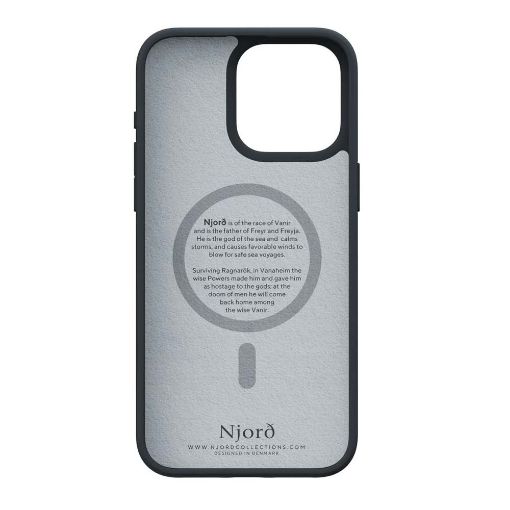 Εικόνα της Θήκη Njord Suede MagSafe for iPhone 15 Pro Max Black NA54SU00
