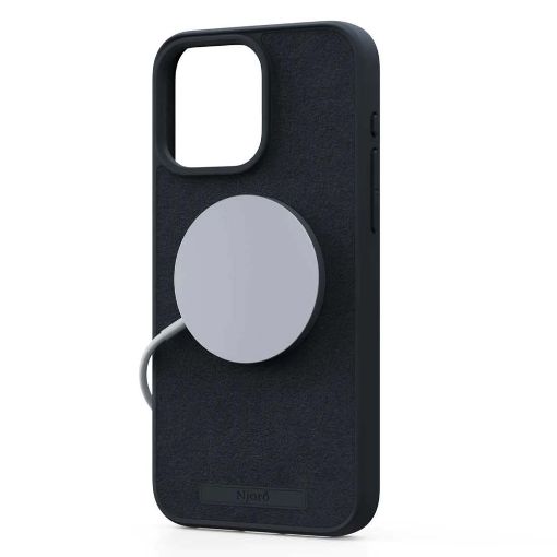 Εικόνα της Θήκη Njord Suede MagSafe for iPhone 15 Pro Max Black NA54SU00