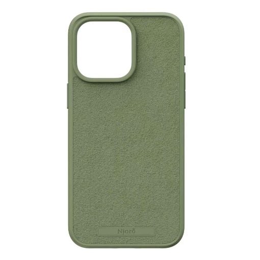 Εικόνα της Θήκη Njord Suede MagSafe for iPhone 15 Pro Max Olive NA54SU06