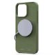 Εικόνα της Θήκη Njord Suede MagSafe for iPhone 15 Pro Max Olive NA54SU06