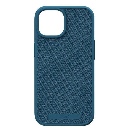 Εικόνα της Θήκη Njord Fabric MagSafe for iPhone 15 Deep Sea NA51FA01